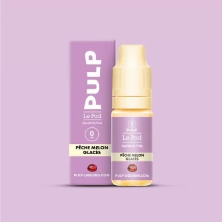 E-liquide - PULP [Nic Salt] - Pêche & Melon glacés etui