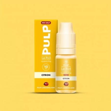 E-liquide - PULP [Nic Salt] - Citron etui