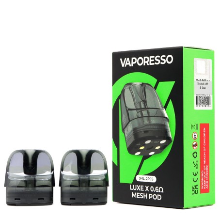 Boite (x2) Cigarette electronique POD Vaporesso Luxe X - cartouches 0,2