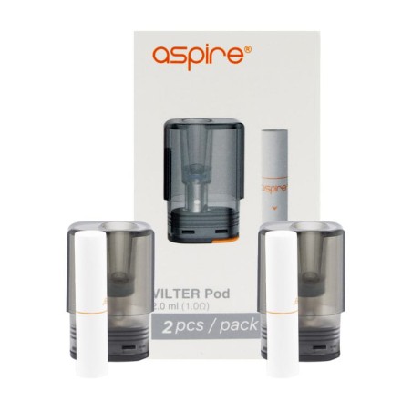 Boite (x2) Cigarette electronique POD Aspire Vilter - cartouches