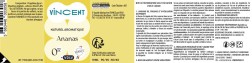 Liquide 10ml VDLV Vincent Ananas etiquette