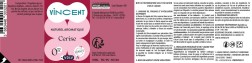 Liquide 10ml VDLV Vincent cerise etiquette