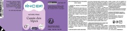 Liquide 10ml VDLV Vincent cassis des alpes etiquette