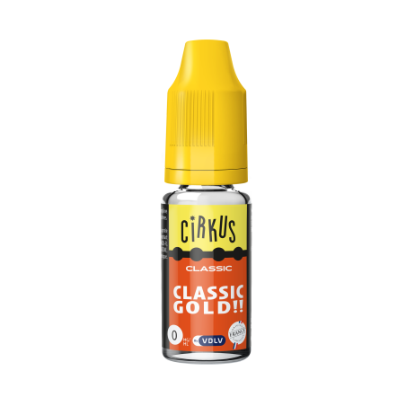 Liquide 10ml VDLV Cirkus Classic gold