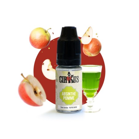 Liquide 10ml VDLV Cirkus Absinthe pomme