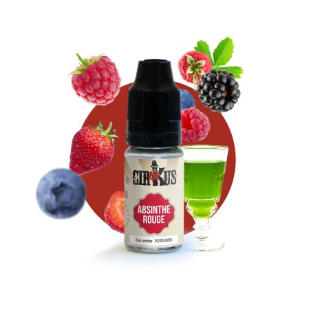 Liquide 10ml VDLV Cirkus Absinthe rouge