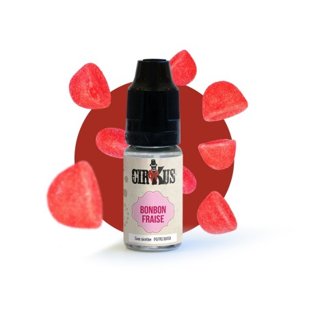 Liquide 10ml VDLV Cirkus Bonbon fraise