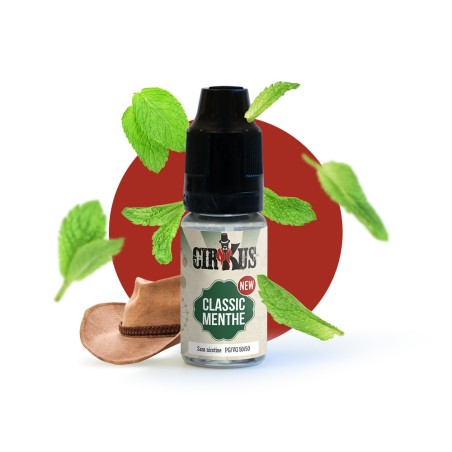 Liquide 10ml VDLV Cirkus Classic menthe