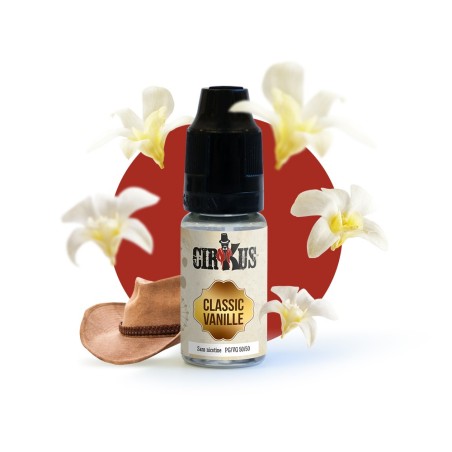 Liquide 10ml VDLV Cirkus Tabac classic vanille