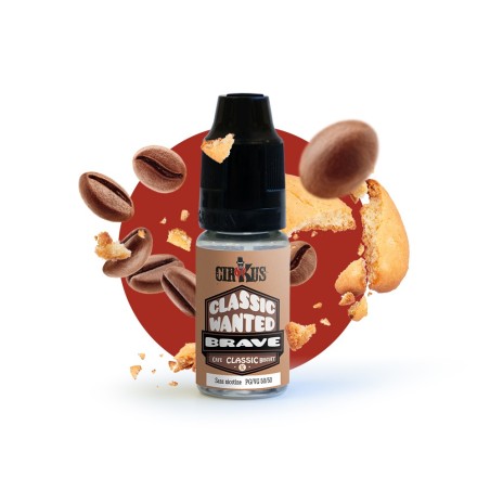 Liquide 10ml VDLV Cirkus [CW Brave] classic biscuit café