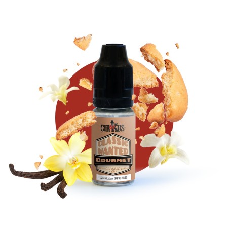 Liquide 10ml VDLV Cirkus [CW Gourmet] classic biscuit vanille