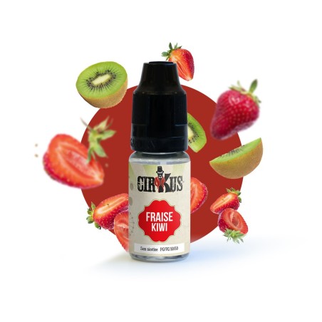 Liquide 10ml VDLV Cirkus Fraise kiwi