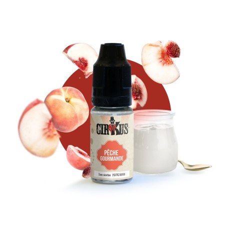 Liquide 10ml VDLV Cirkus Peche gourmande
