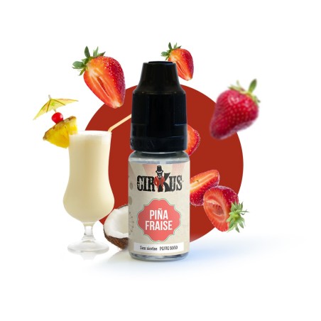Liquide 10ml VDLV Cirkus Pina fraise