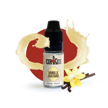 Liquide 10ml VDLV Cirkus Vanille custard