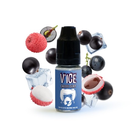 Liquide 10ml VDLV V'ICE Cassis Clay