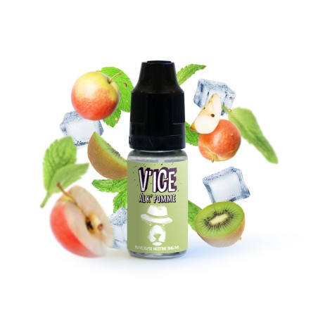 Liquide 10ml VDLV V'ICE Al K pomme