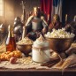 Dagobert (crème, vanille, avoine, pop-corn) Dagobert (crème, vanille, avoine, pop-corn)