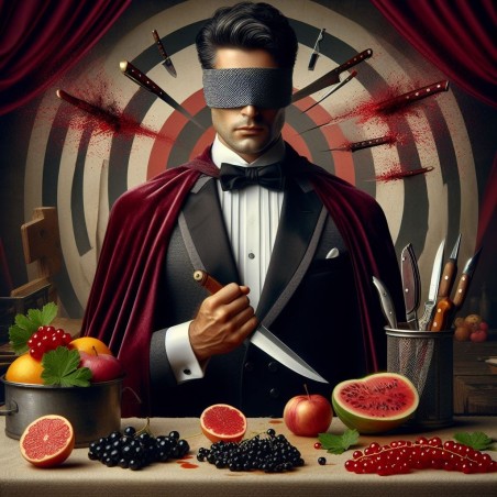 [Black] - Le lanceur de couteaux (groseille, cassis, bonbon crèmeux) - 50ml